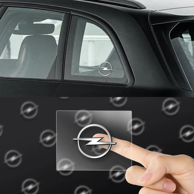 1/2/5/10pcs Car Logo Car Door Handle Anti Scratches Stickers For Opel MINI Renault Alfa Romeo Honda Jaguar Ford JEEP Acura