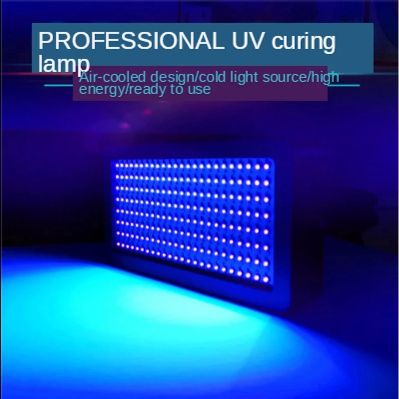 Air Cooled ultraviolet UV curing lamp 365nm 395nm Resin Ink Paint Green Oil Printing Plate Inspection screen printing Light