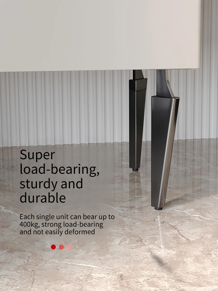 Stainless Steel Cabinet Legs Bed Legs Coffee Table TV Cabinet  Sofa Legs Adjustable Metal Furniture Feets