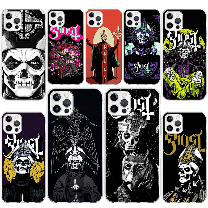 Ghost Papa Emeritus Soft Silicone Phone Case For Apple iPhone 11 14 15 16 Pro 12 13 Mini XR X XS Max 7 Plus 8 + Fundas Cover 11 