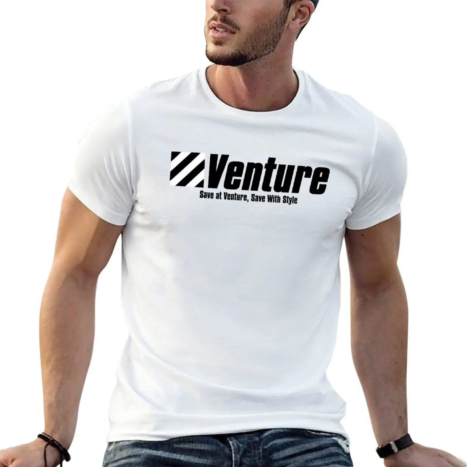 Venture Stores T-Shirt Comfortable Daily Wear Tee