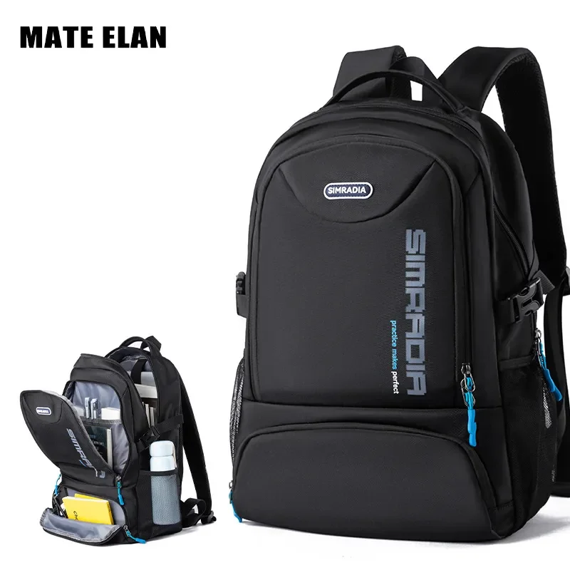 Waterproof Business Backpack Traveling  Bag for Teenager University Large Capacity Fit 17.3 Inch Laptop Oxford Back Pack