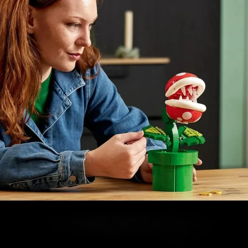 Cannibal Flower-Bausteine-Sets, kompatibel mit Legoed-Partikeln, geeignet für Weihnachtsgeschenke 71426