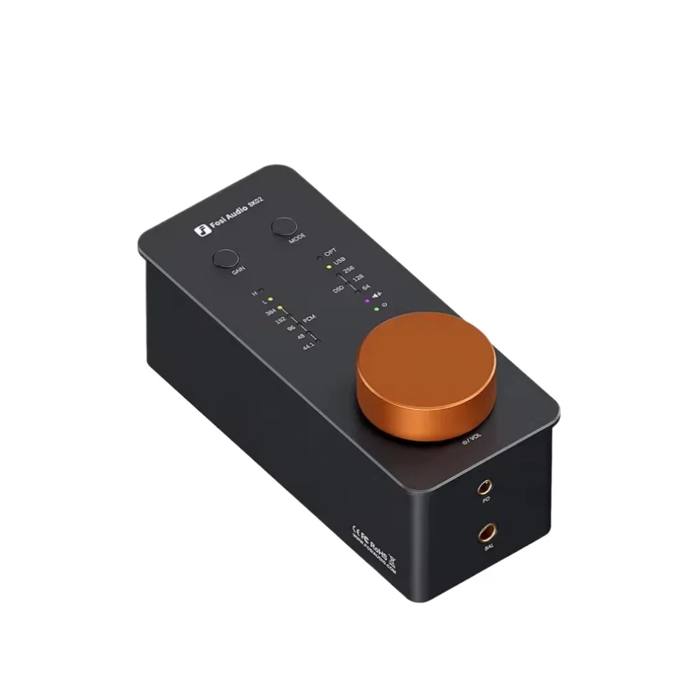 SK02 USB DAC Headphone Amplifier Amp Audio Decoder Support DSD 256 PCM For 3.5MM & 4.4MM Balanced Headphone