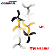 8 PCS/ 4 Pairs Gemfan D90 90mm 3-Blade 3.5inch Propeller M5 Hole Higher Efficiency for RC Freestyle Cinehoop Racing Drones Parts