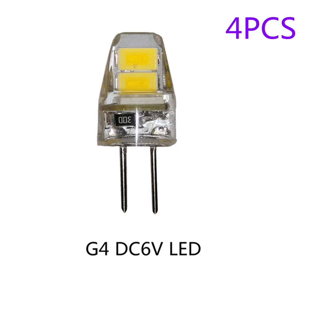 4PCS Microscope Bulb G4 6V Microscope Bulb LED DC6V G4 LED 6V microscope light source 6V G4 DC6V LED Instrument Bulb G4 6V LED