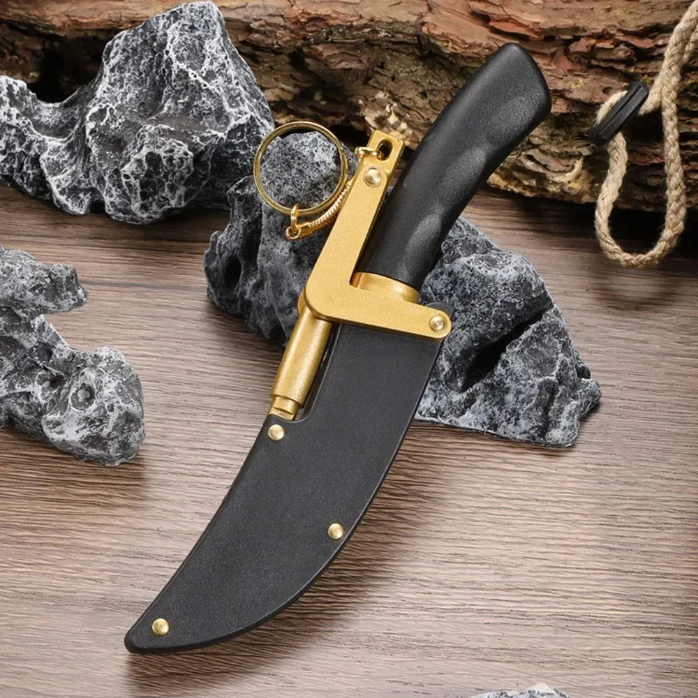 D2 Steel miniature butcher knife EDC portable pocket knife fish cutting tool high hardness multi-purpose razor sharp knife