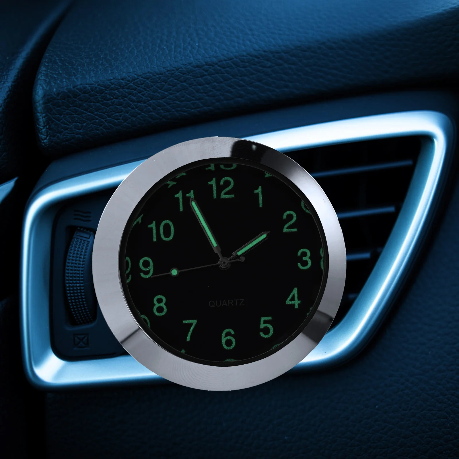 

Dashboard Air Outlet Clip Desk Vehicle Clock With Digital Automatic Watch Car Automobile Quartz Vent