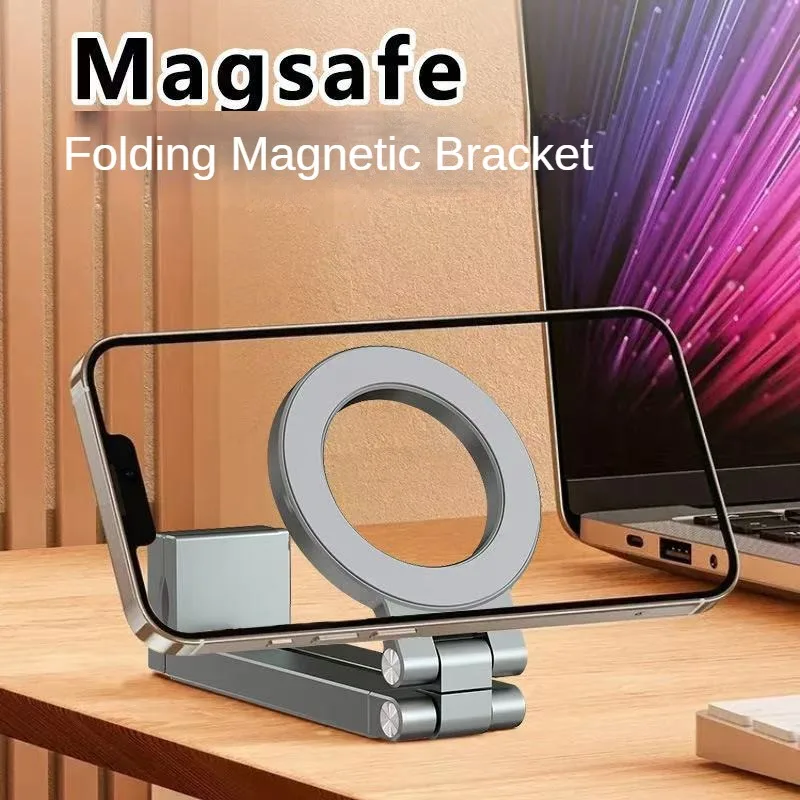 

Магнитный держатель для телефона в самолете, предметы первой необходимости для путешествий, складная дорожная настольная подставка для телефона, регулируемое полетное крепление для iPhone 15, 14, 13, 12