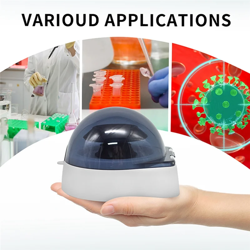 AT93-Laboratory Centrifuges With DC Motor, Mini Centrifuges 7000 RPM,Benchtop Design, Machine Low Noise Performance