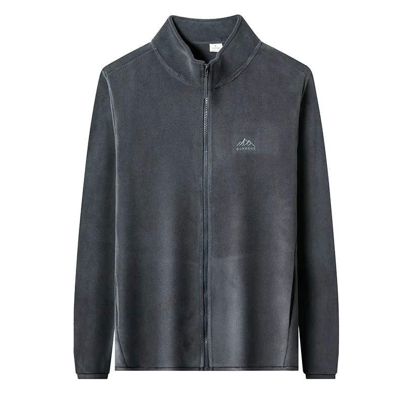 Autumn/Winter Outdoor Fleece Jacket for Men 2025, Double Sided Fleece Stormtrooper Jacket with Inner Tank and Stand Up Collar Fo