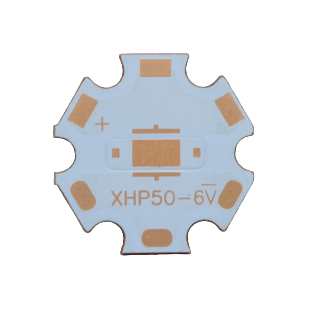 5PCS 20mm miedziana płytka PCB XPG2 XPE2 XXML2 XHP50 XXHP70 T6 3535 10W 5050-L2 LED XPE XTE LED Radiator 16mm miedziana płytka do koralików lampowych — zdjęcie 2