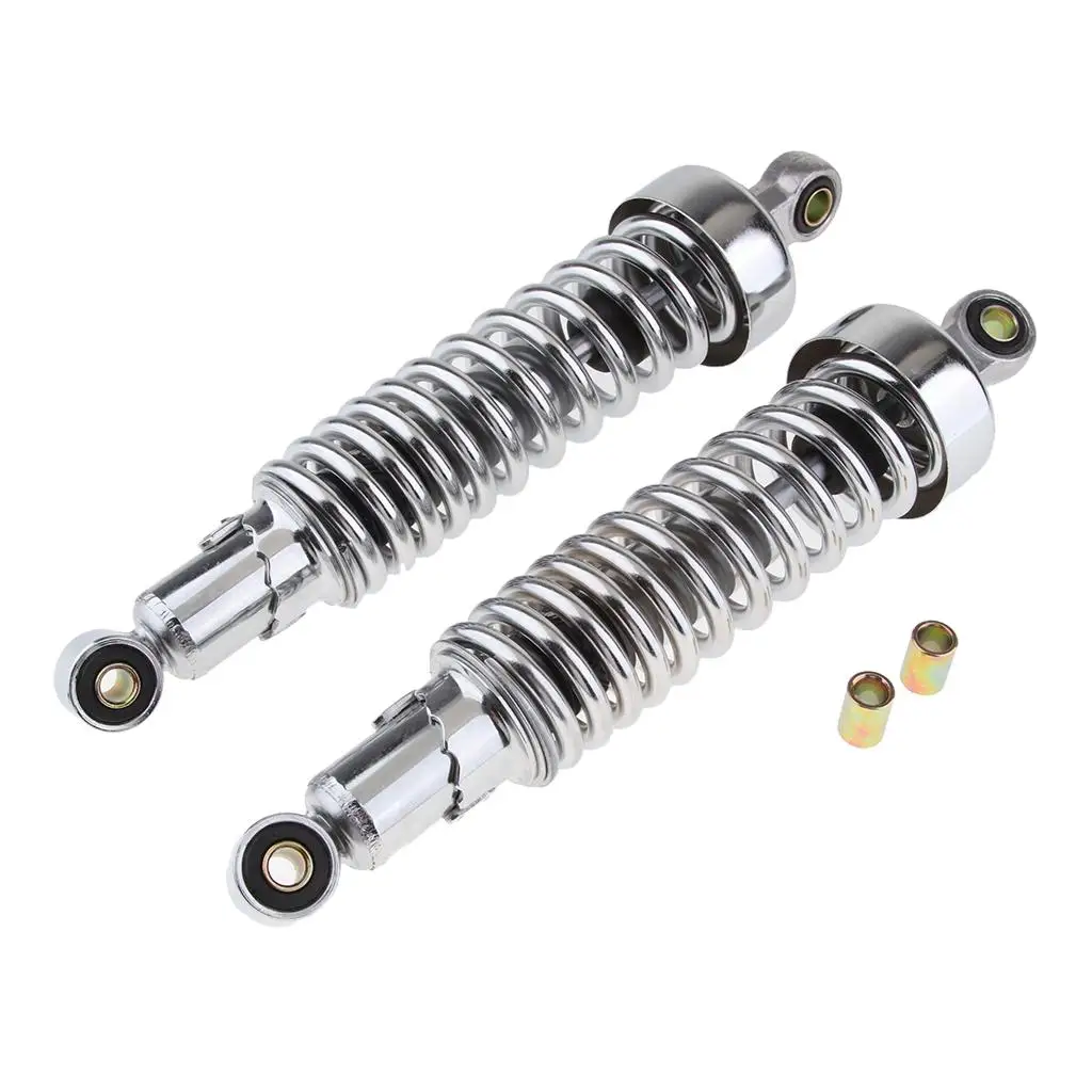 

Motorcycle Rear Shock Springs Absorber Silver Metal Replacement for Kawasaki VN500 VN800 High Performance