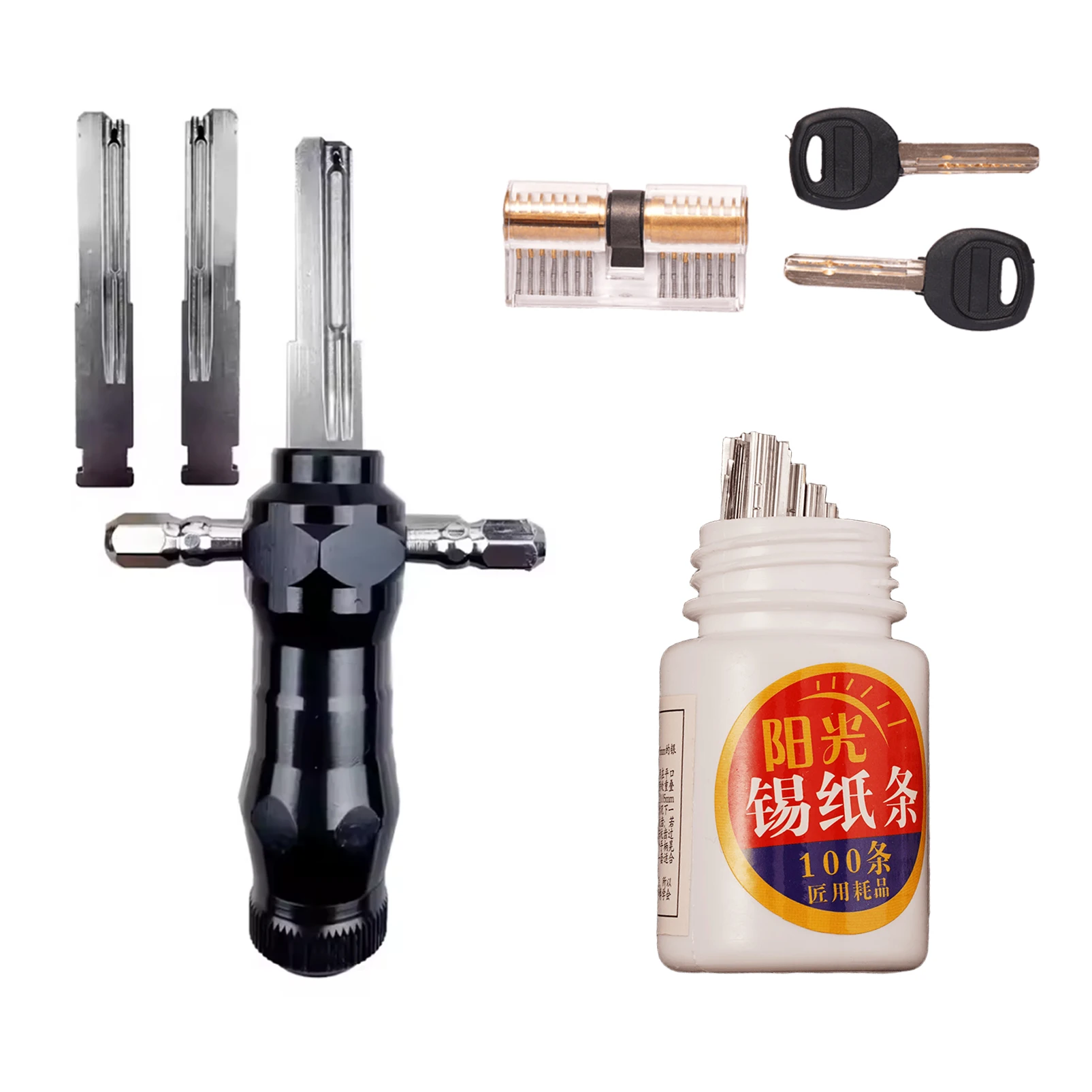 For Ghost Hand Kabbah Speed Storm Tin Foil Tool Stainless Steel Locksmith Tools