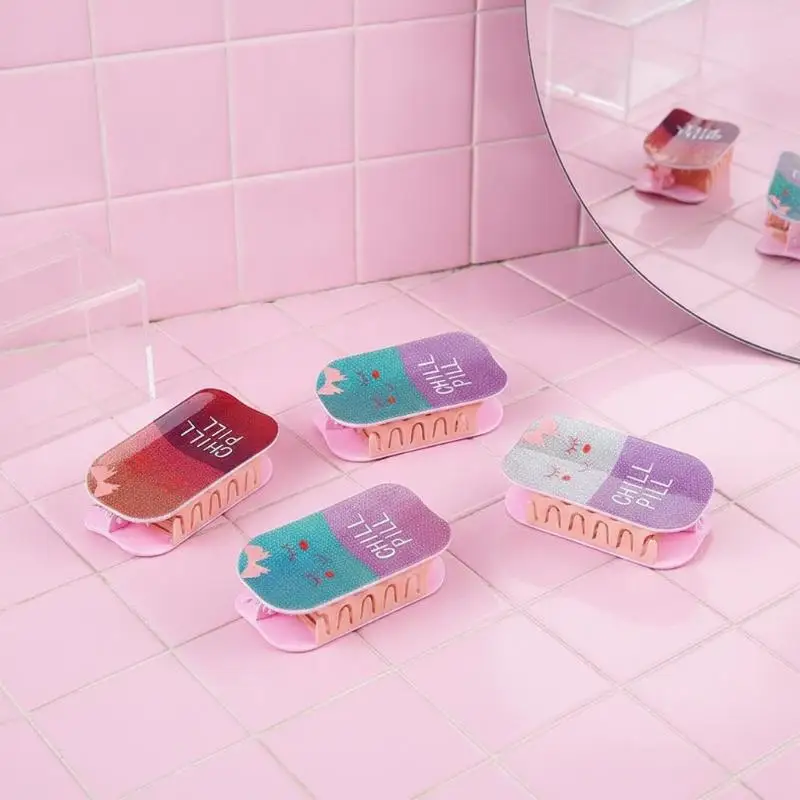 Neue niedliche Haarklammer aus Acryl, modisch bedruckte Haarklammer in Haifischform, lustige Haaraccessoires für Frauen – Detail 8