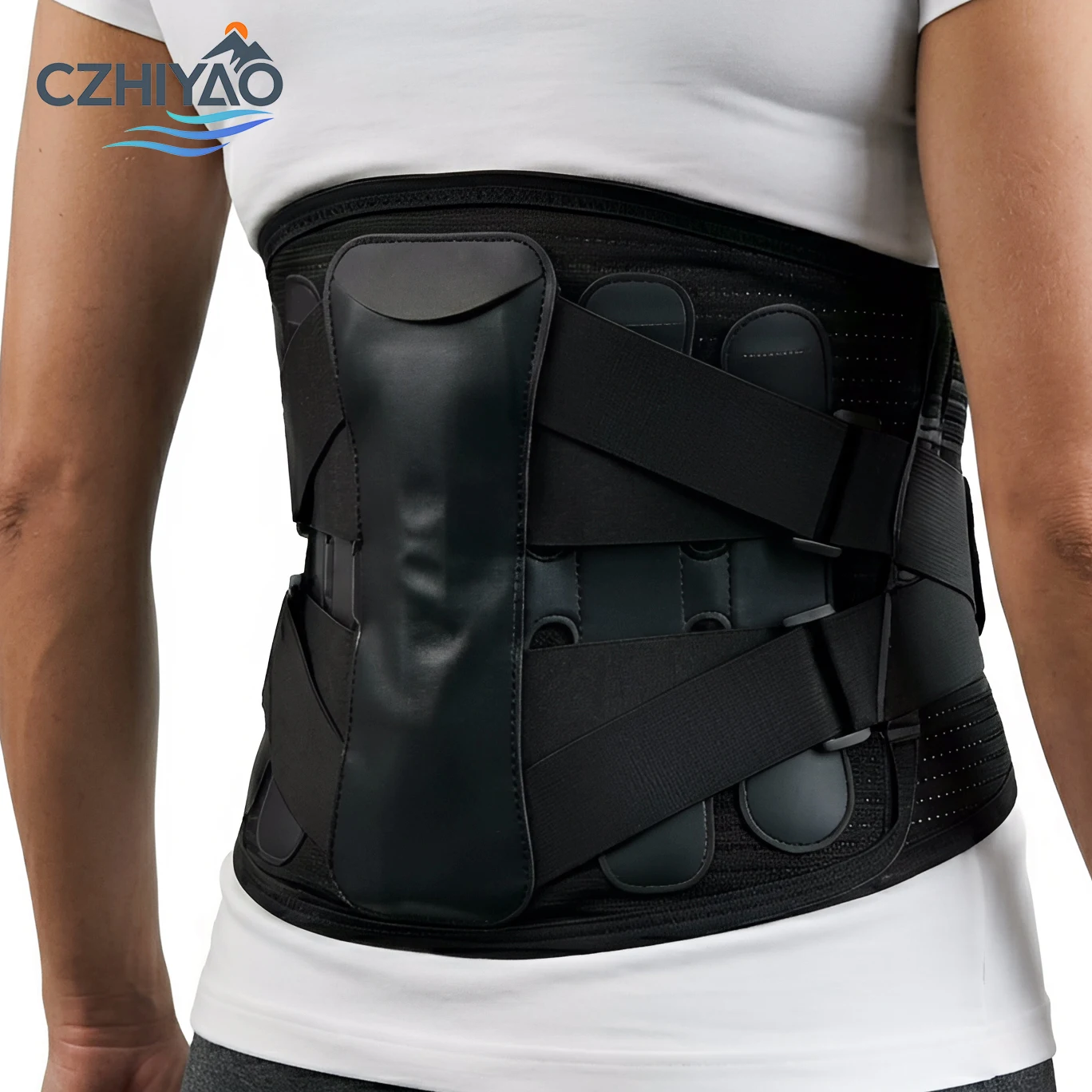 

MuqiNush Breathable Back Brace, Lightweight Mesh Lumbar Support Belt with Dual Adjustable Straps, Support for Work & Housework