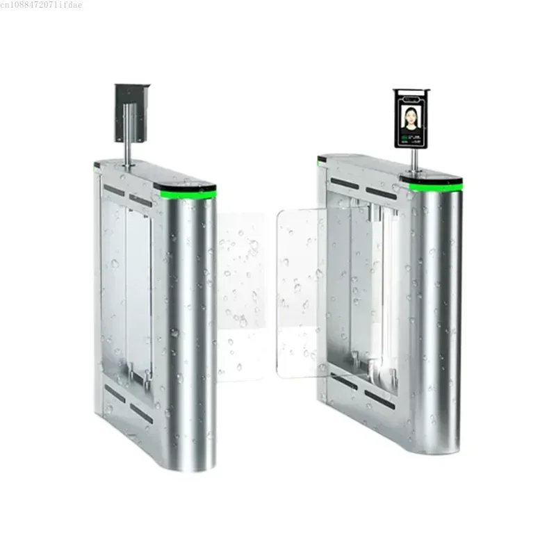 ماسح بصمات الأصابع الأمن Turnstyle Torniquete De Acceso Swing Barrier Speed Gate Turnstile System