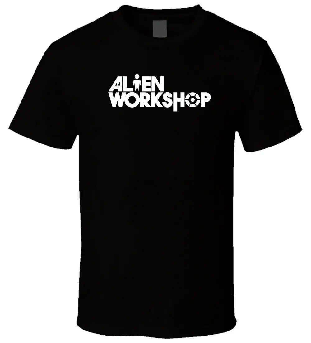 New Alien Workshop 2 Men Black T shirt Size S 3XL