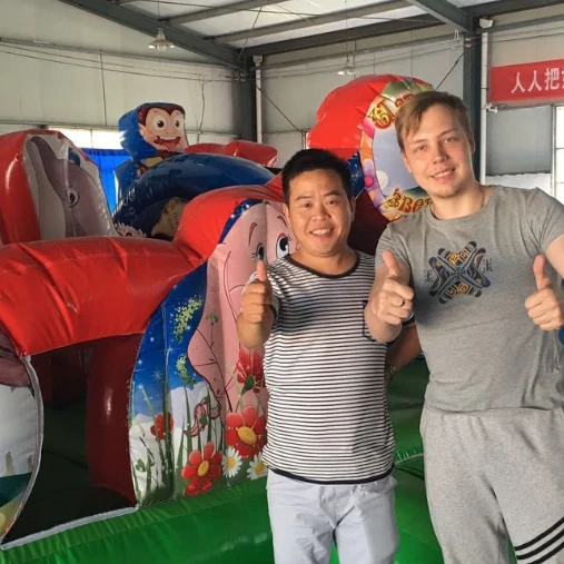 Hot Selling High Quality PVC Tarpaulin Funny Kid Jumping Trampoline House Bouncy Inflatable Bouncer Slide Castle - view 4