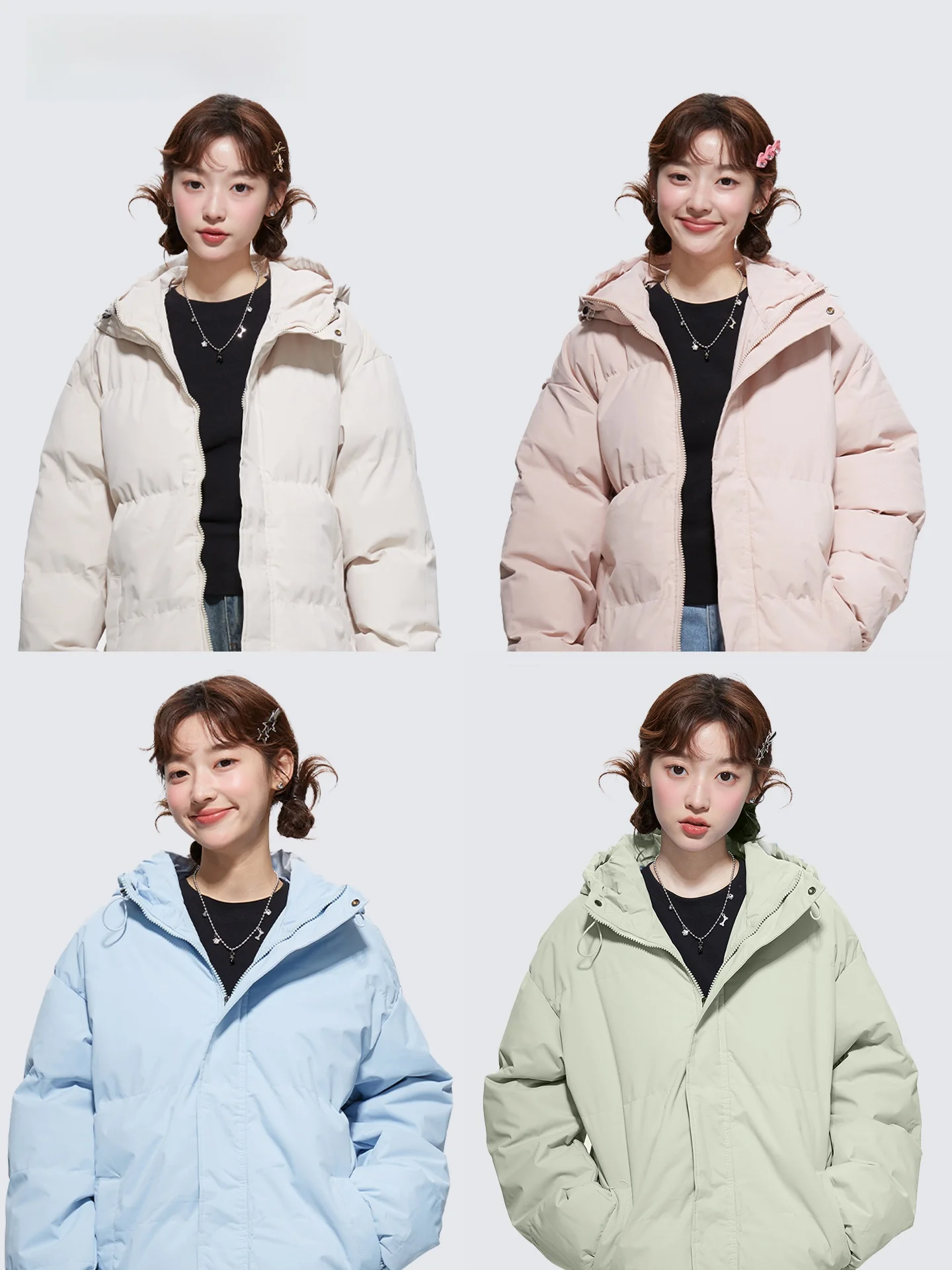 

Чистый цвет с капюшоном из хлопка Jaet Bread Sle, теплая повседневная верхняя одежда для пар, зимнее новое поступление, модные художественные товары для поездок на работу