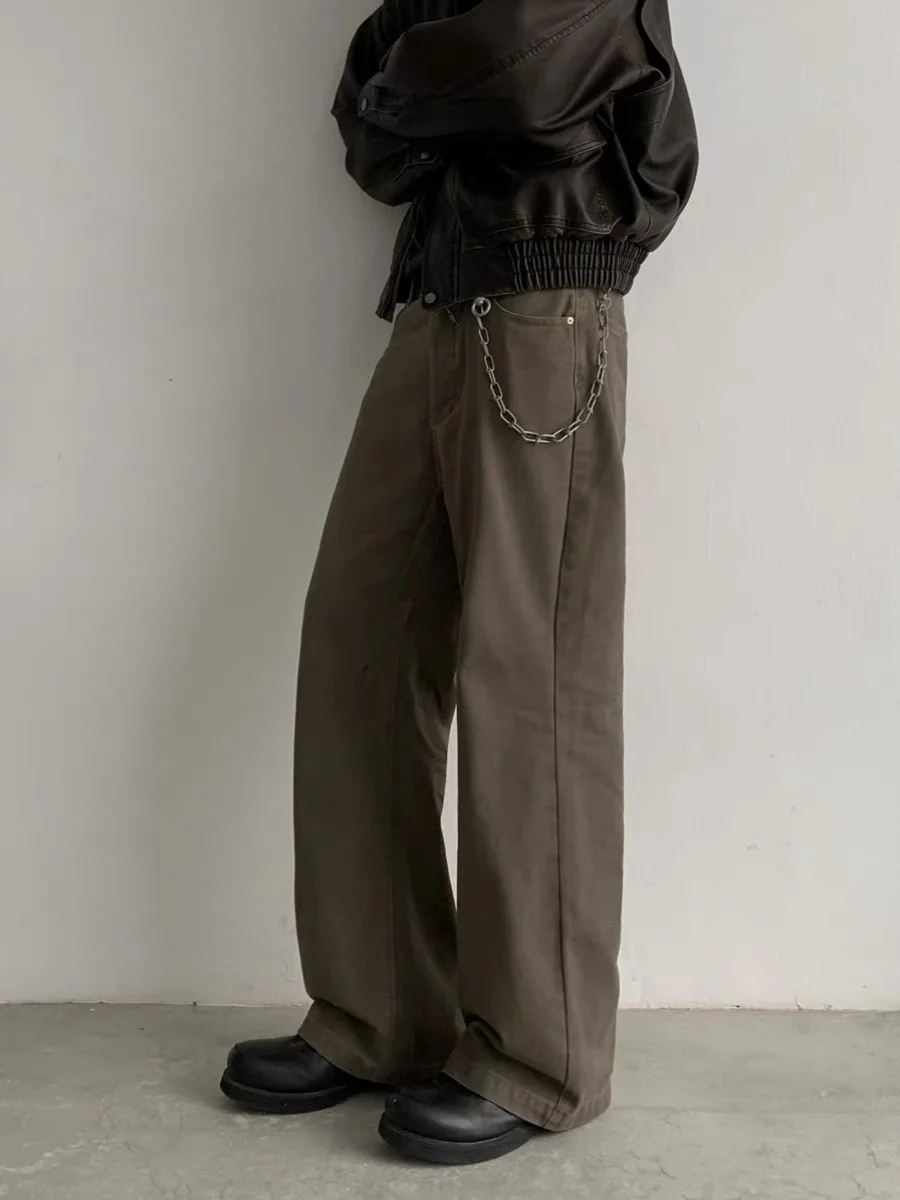 Cleanfit-plones vaqueros de pierna recta dos Vintage, plones largos informs ex, colección de otoño de moda...