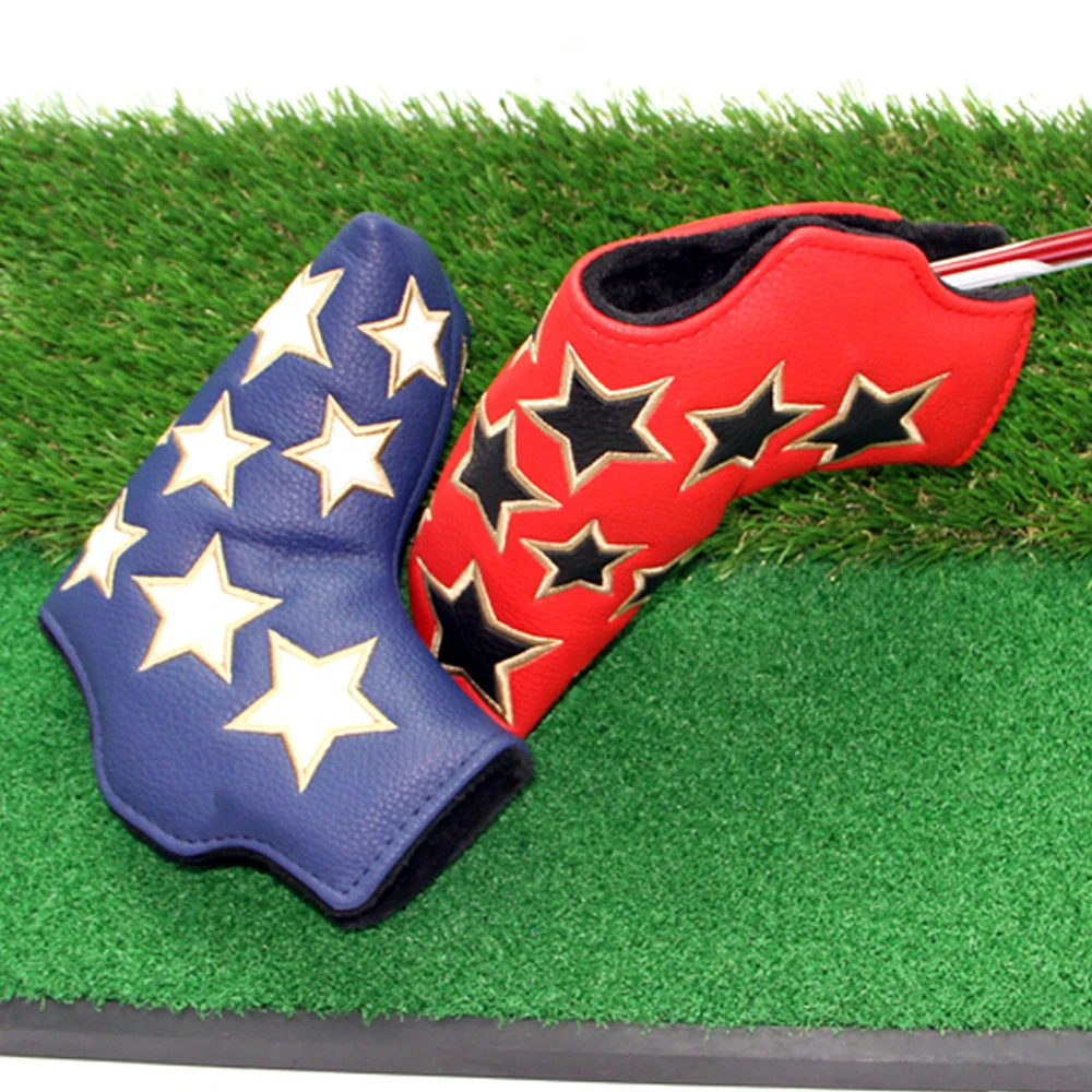 1Pcs Golf Head Covers PU Club Accessories Golf Putter Cover Headcover for Blade Golf Club Head Covers Accessory