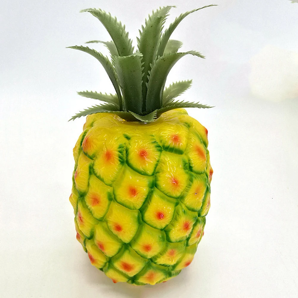 Decorative Pineapple Display Artificial Pineapple Figurine Nature-inspired Decor Realistic Shape Reliable And Safe