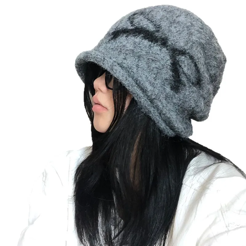Women's Winter Slouchy Beanie Knit Hat - Breathable, Warm & Windproof, 50-60cm Head Circumference (4 Colors: Beige/Black/Grey/Co