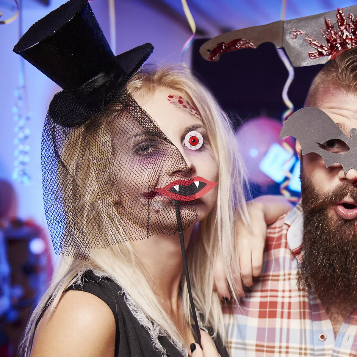 

20 шт. кровавых глаз для Хэллоуина, страшные имитационные глаза для вечеринок, декорации для поделок своими руками, реквизит для создания жуткой атмосферы ужаса