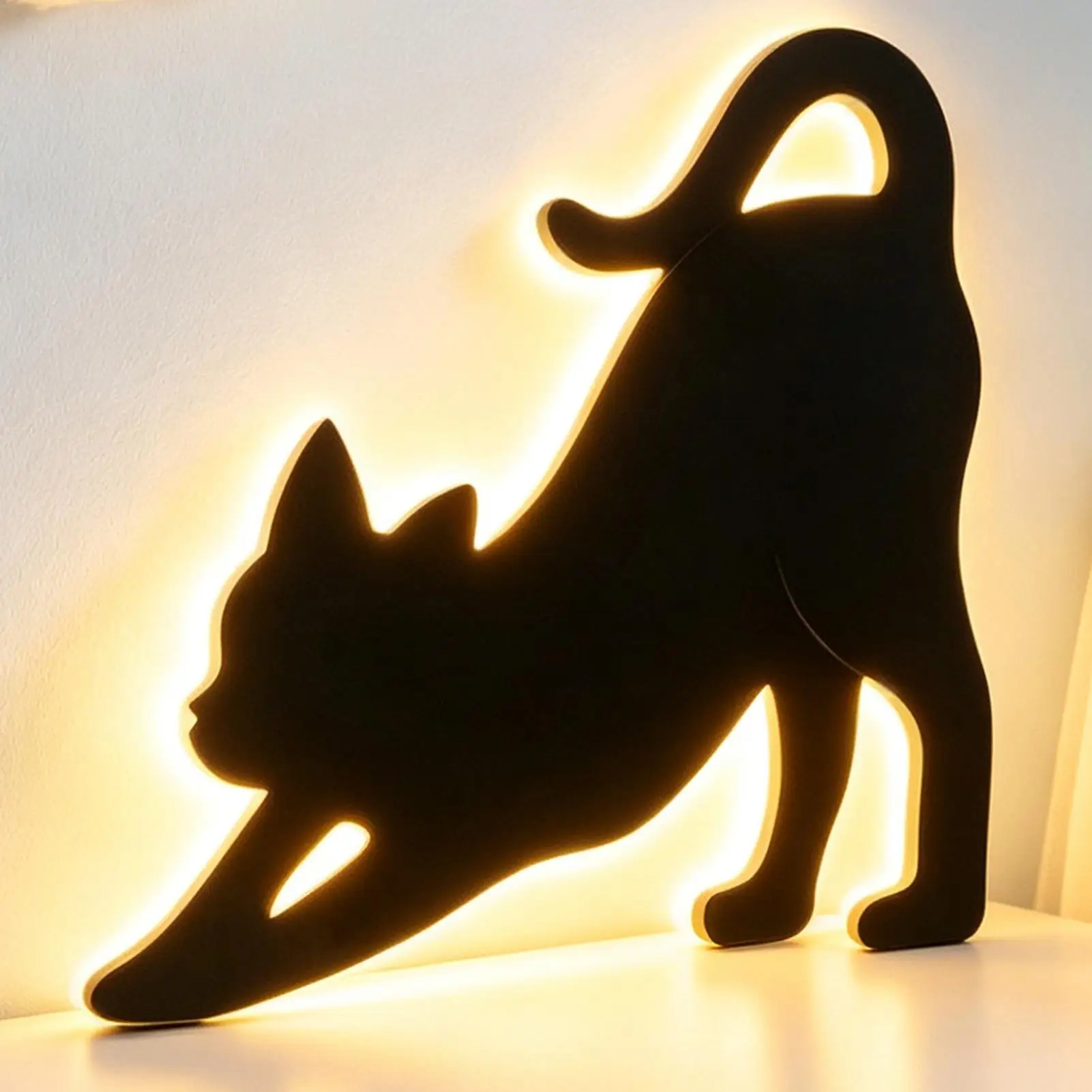 Wall Sconce Animal Cat Sound Light Sensor Room Lighting Cute Wall Sconce Light For Homeowners Renters Decorators Home Office