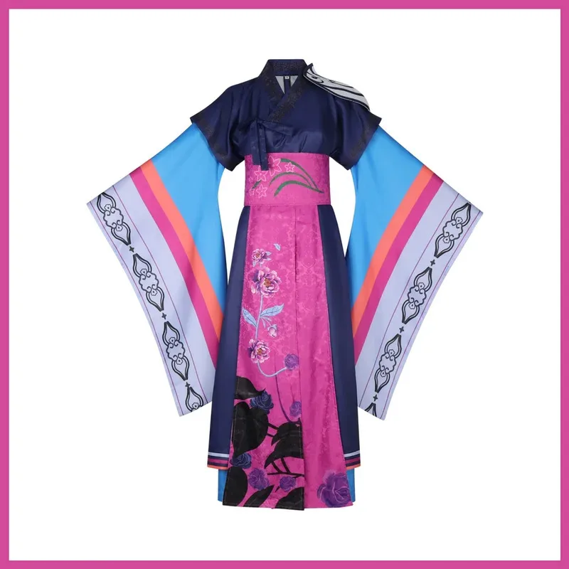 Películas de Anime KPop cazadores de demonios Rumi Mentor Celine ropa Cosplay disfraz Ancestor sombrero grande bata uniforme hombre mujer traje de Halloween