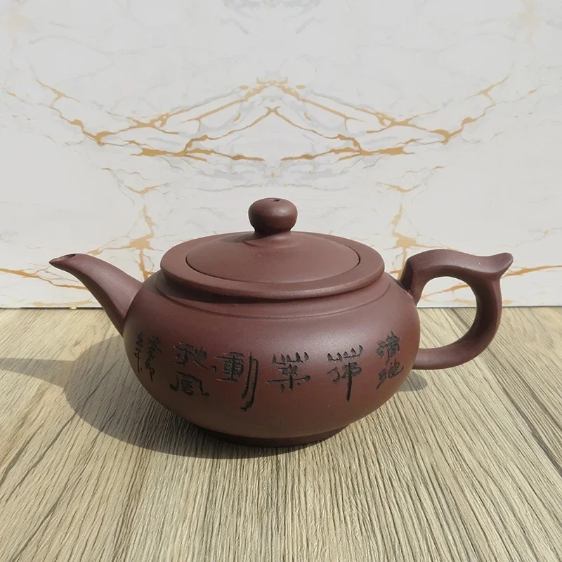 

Yixing purple clay Teapot Tea Pot 400ml Handmade Kung Fu Tea Set Teapots Ceramic Chinese Ceramic Clay Kettle Gift Safe Packaging