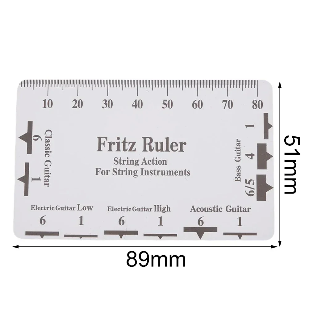 Luthier Tool Guitar T-shaped Rulers Guitar Rulers T-shaped Rulers 7.25Inch-20Inch Plastic Silver/White High Quality