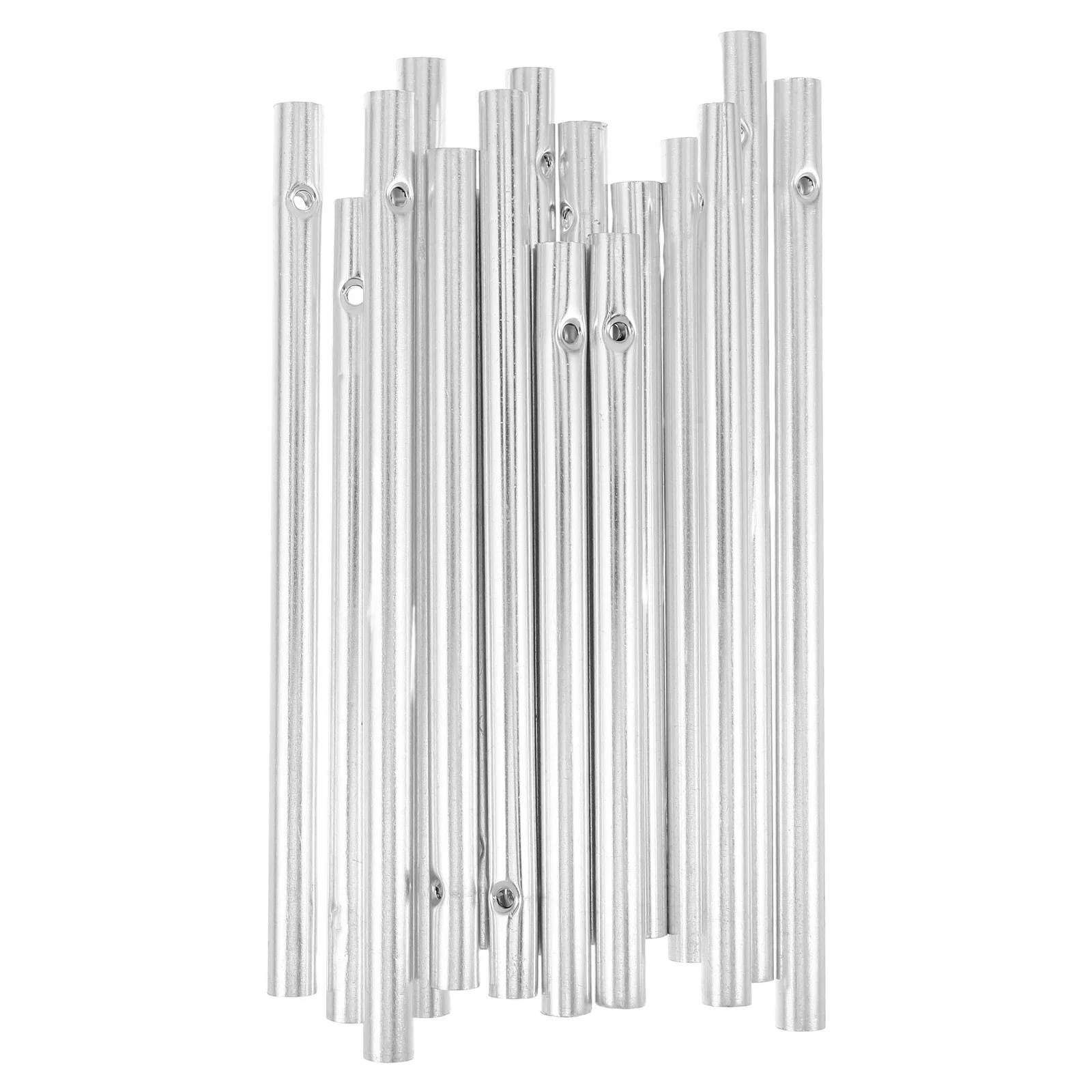

16Pcs Aluminum Wind Chimes Outdoor Tubes Extended Metal Tubes for Garden Hanging Outdoor Decor DIY Repair Craft Kit Parts