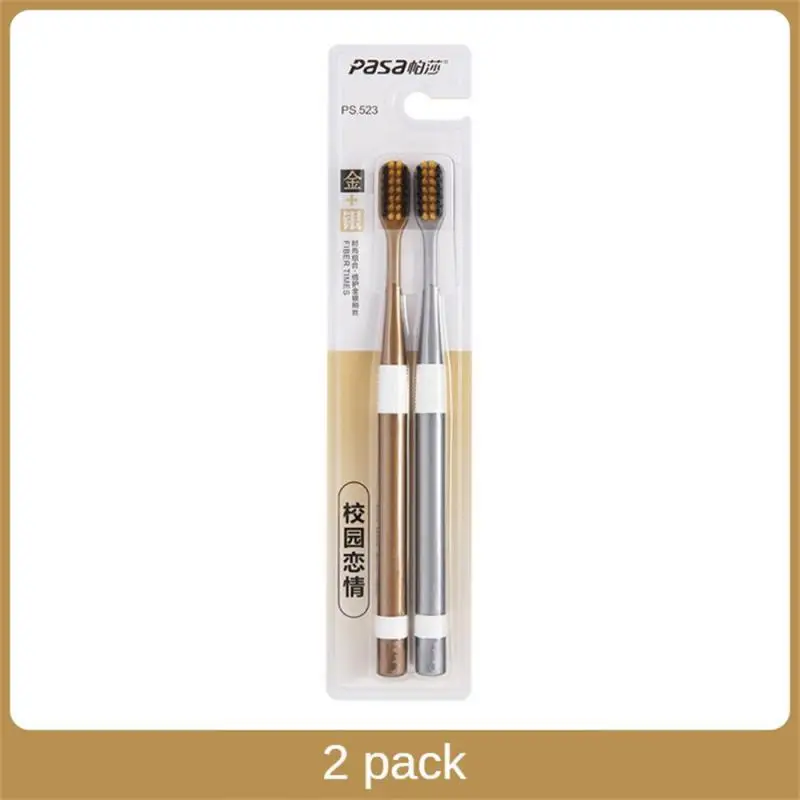 성인용 부드러운 강모 칫솔, 사각 구멍, 넓은 헤드 컬러 칫솔, 민감한 잇몸용 특수 칫솔, 구강 건강