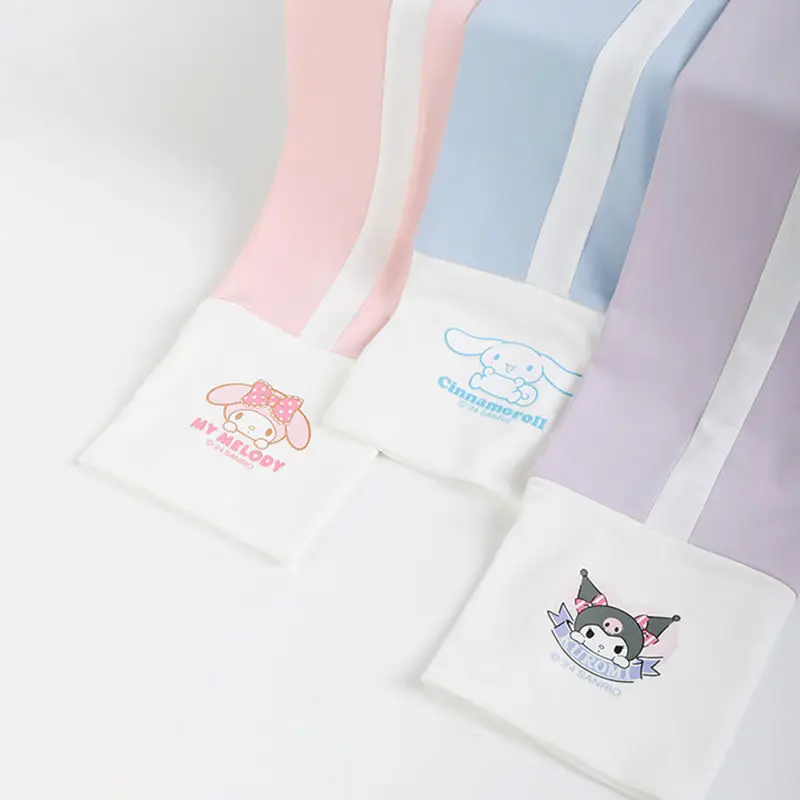 Sanrio Autentica protezione solare Maniche di ghiaccio Protezione UV per bambini Kitty Ice Silk Manica fresca Manica traspirante per cartoni animati Estate