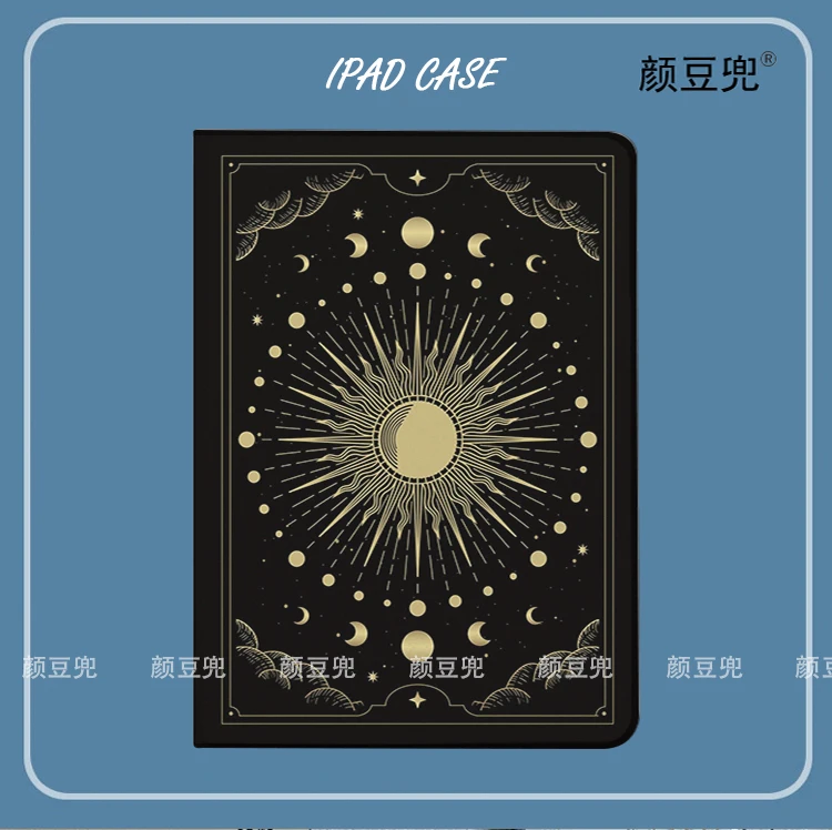 

Solar Eclipse sun vintage For iPad Air 4 5 10.9 Mini 5 6 Case Luxury Silicone For Pro 12.9 11 9.7 For iPad 10th Protective Shell