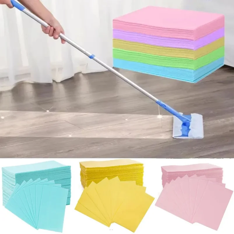 

30/100pcs Toilet Cleaner Sheets Floor Cleaning Mopping new Decontamination Scented Kitchen Room Remove Dust Household Hygiene