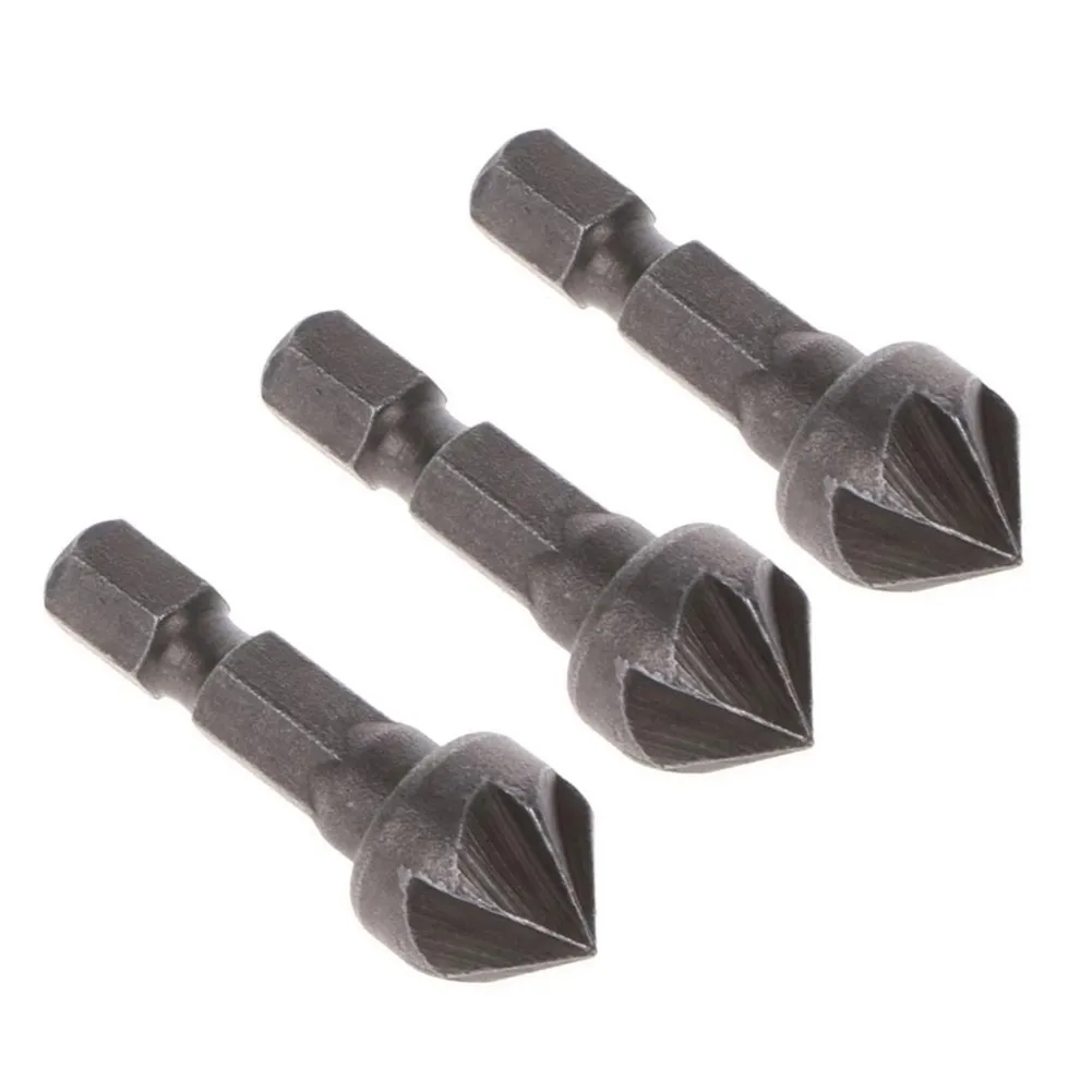 Drill Bits Power Tools 5 Flute Drill Bits Drill Bits 13mm Diameter 36mm Length 45# Steel 6.35mm Shank Diameter