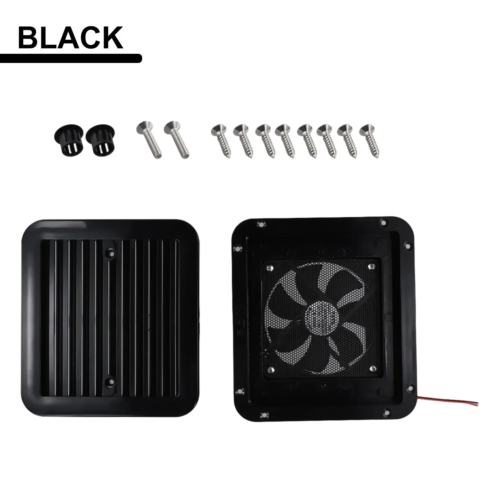 RV Side Exhaust Vent Exhaust Fan Practical Versatile Usage 12V Power Supply 12v 205*186*68mm Easy Installation