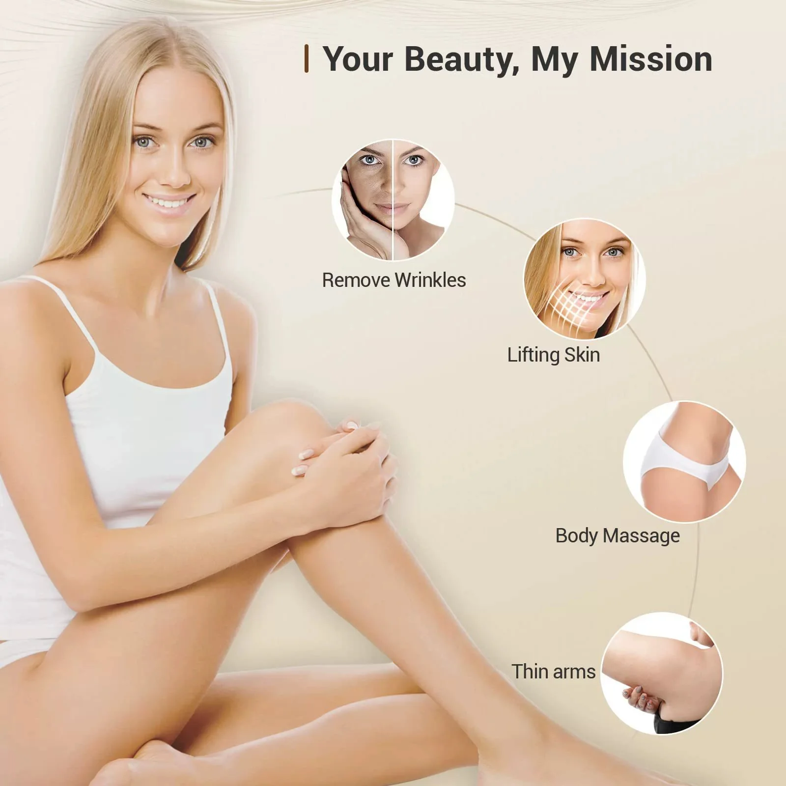 3-in-1 Slimming Device, RF Body-Shaping Massage Beauty Instrument