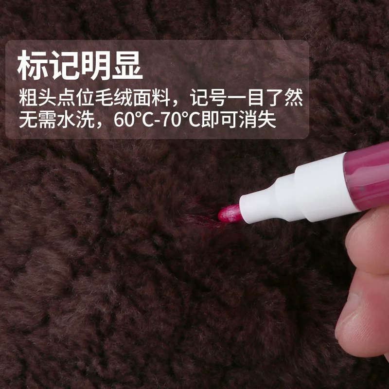 Large Capacity High Temperature Disappear Pen Thick Garment Factory Big Marking Pen Scribing Ironing Heat Elimination Pen Automa