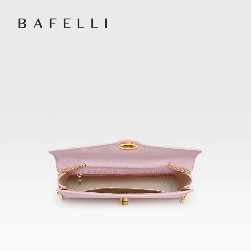 BAFELLI 2024 NEW WOMEN\'S HANDBAG LEATHER WALLET PARTY SHOULDER DRESS PURSE LUXURY DESIGNER BRAND FEMALE EVENING BAGS CLUTCHES