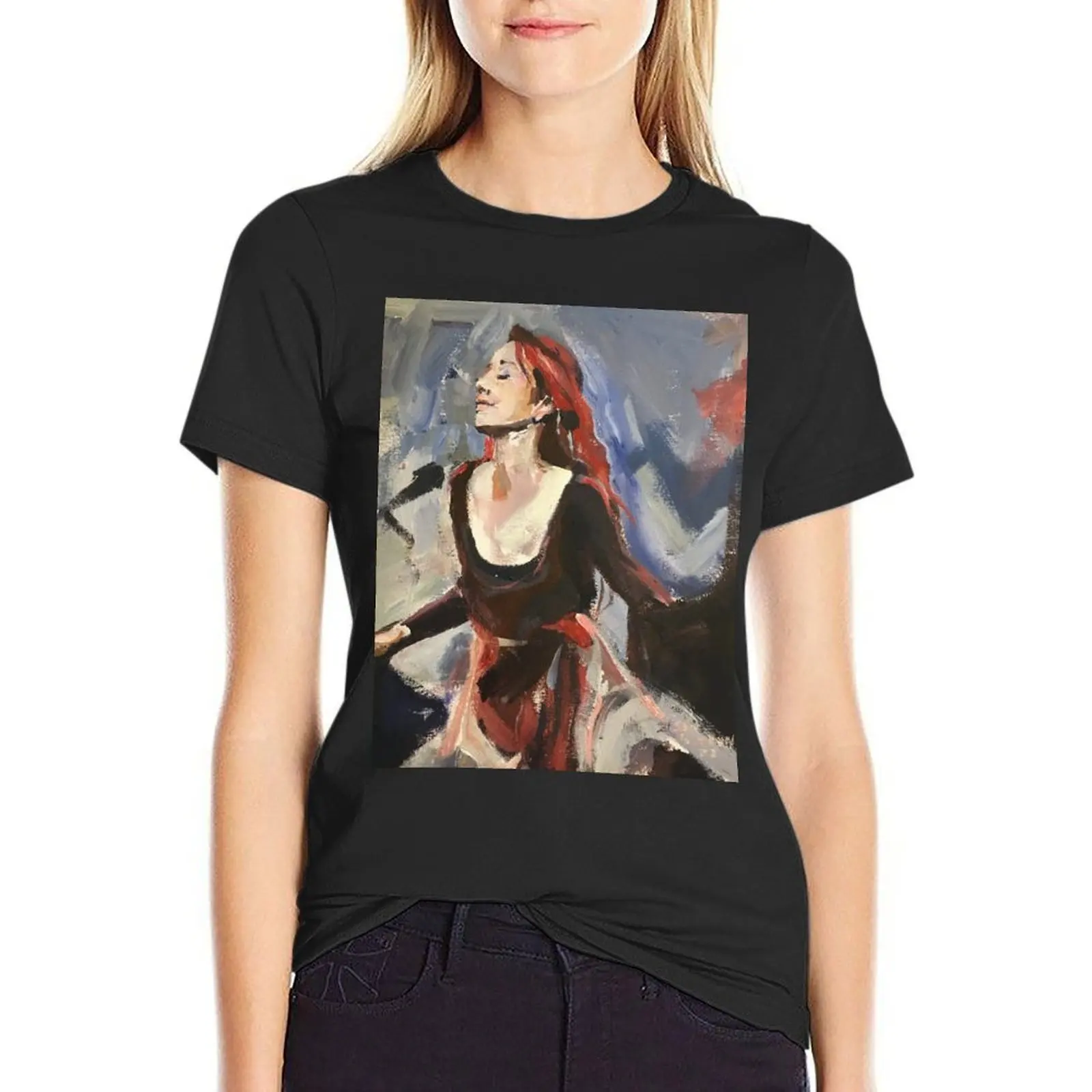 Uplift Tori Amos T-Shirt Short sleeve tee vintage clothes Female clothing t-shirts for Women graphic tees