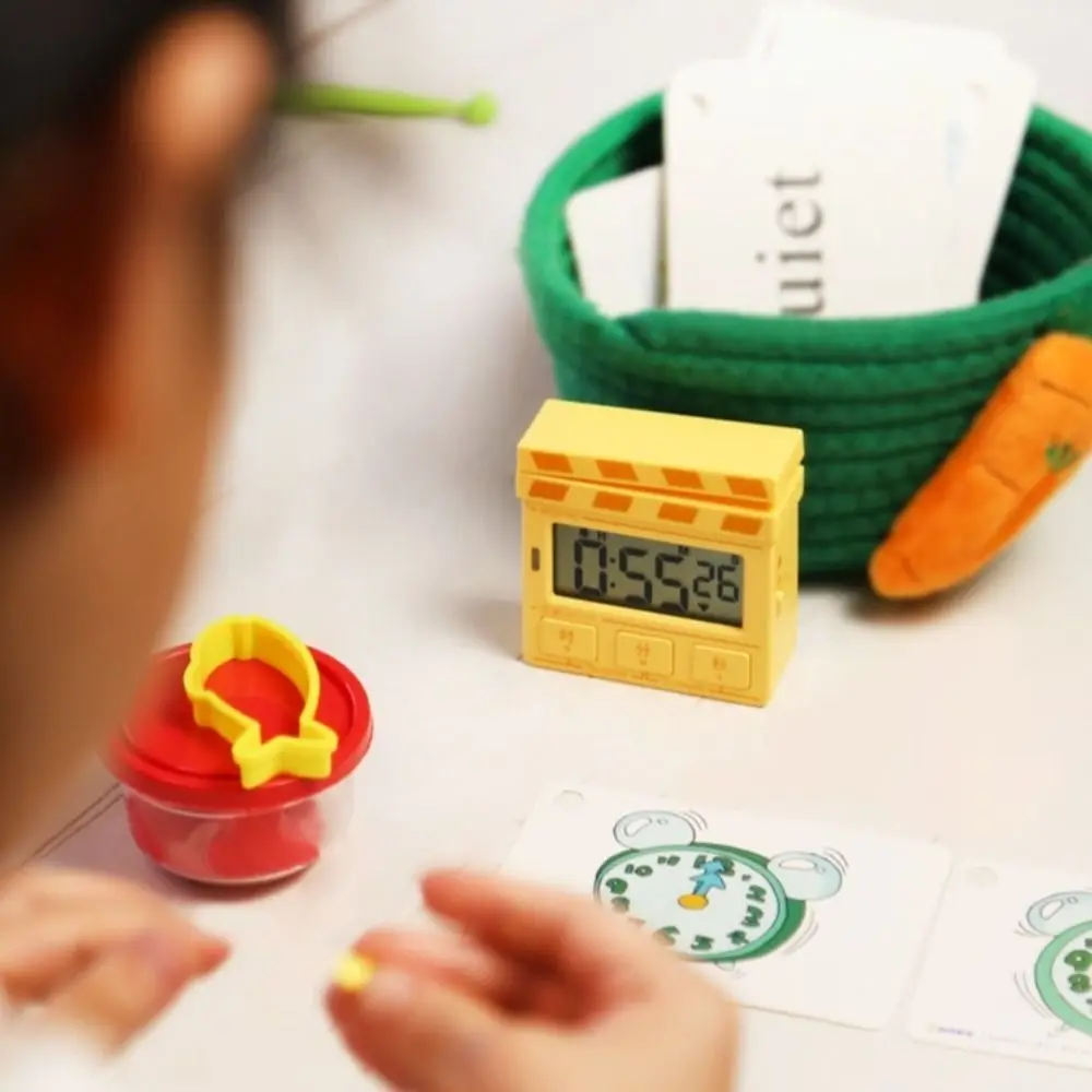 ABS Electronic Timing Retro Board Shape Classroom Timed Reminder Digital Countdown Timer Magnetic Adsorption Time Manager