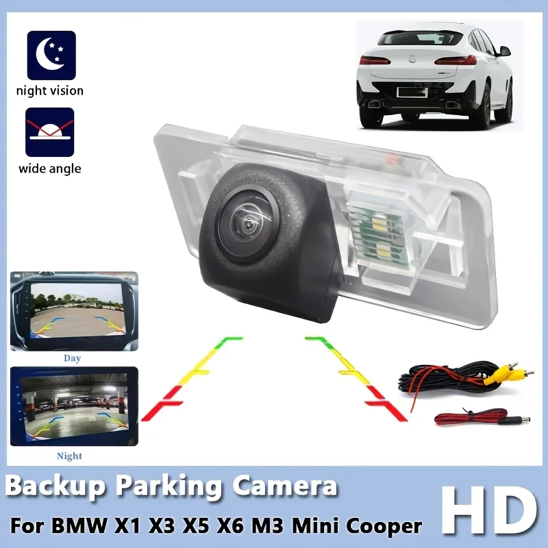 Rearview Camera for Featuring Parking Assistance,for Bmw X1, X3, X4, X5, X5M, X6, E71, E72, E82, E84, E90, E91, E92