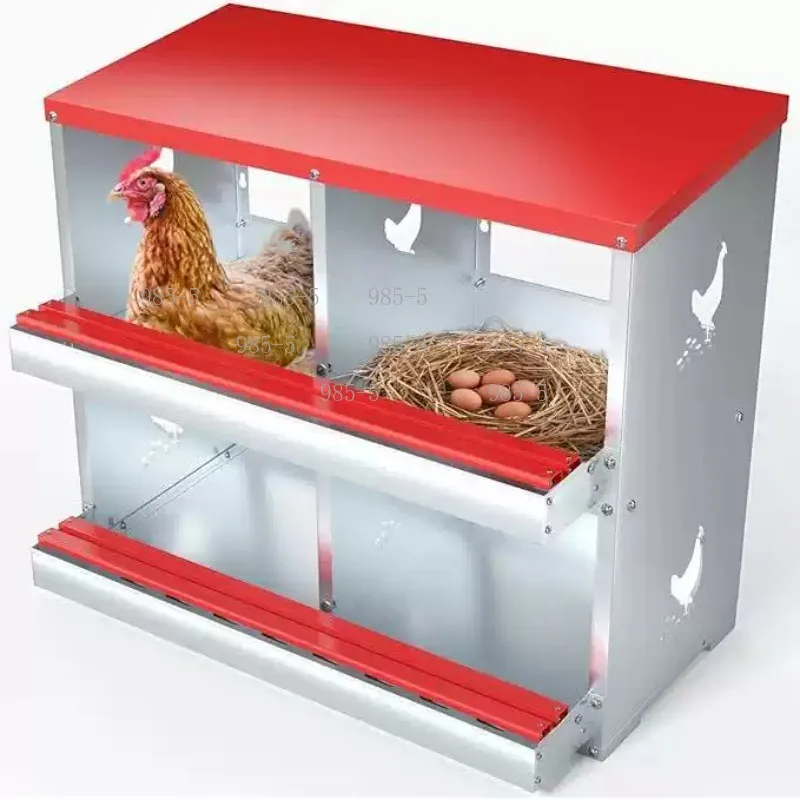 Chicken Nest Egg Laying Box Galvanized Poultry Cage Durable Easy Clean Chicken Running Cage