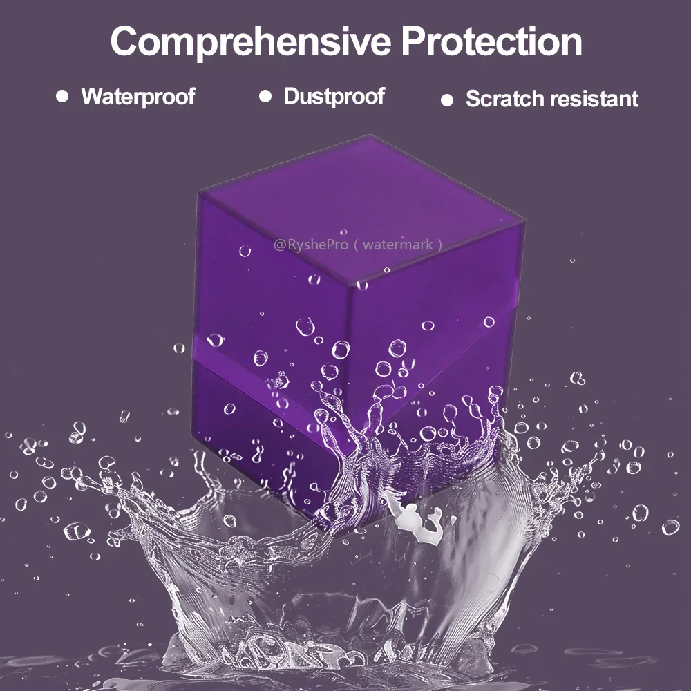 صندوق سطح السفينة لبطاقات التداول صندوق تخزين البطاقات آمن ومتين يحمل أكثر من 100 فواصل لـ YuGiOh MTG TCG وبطاقات البيسبول #3