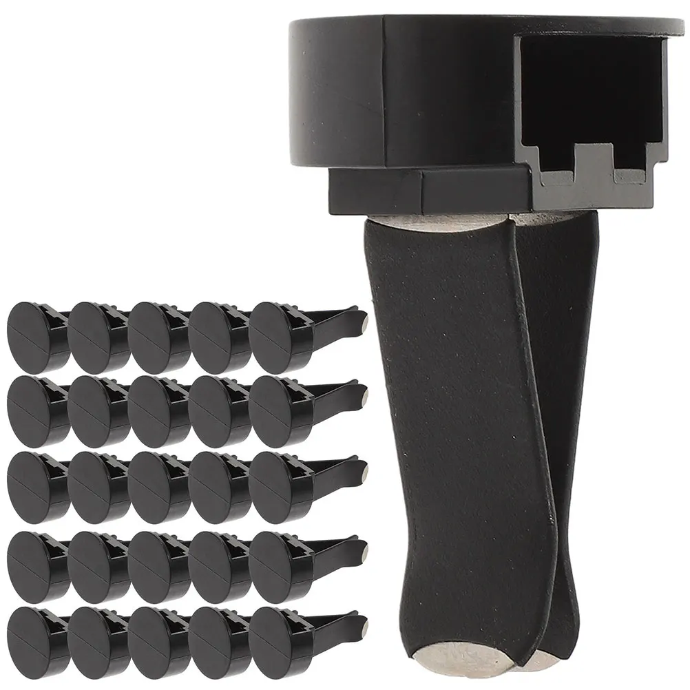 

50pcs Clips Accessories Air Freshener Clip Vehicle Air Freshener Clip Durable Metal Design Easy Installation Mount For Car Home