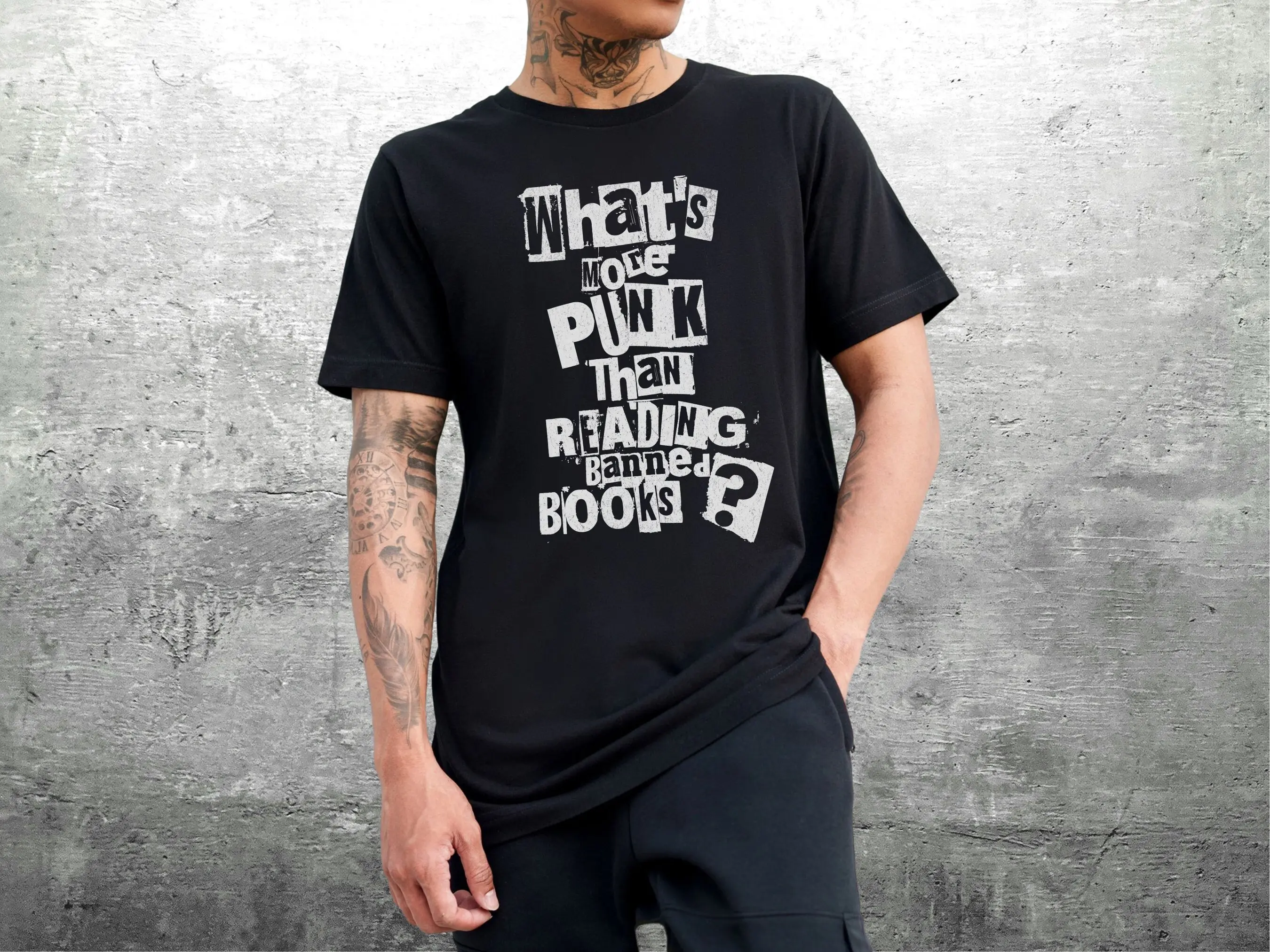 What'S More Punk Than Reading Banned Books Bella Canvas 3001 T Shirt Public Library